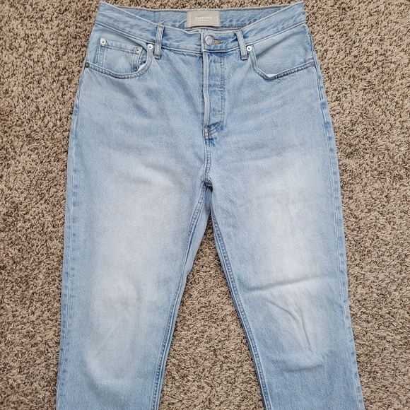 Everlane 90's Cheeky Jean Jeans Light Blue Denim 100% Cotton Size 28 Regular - Picture 5 of 7